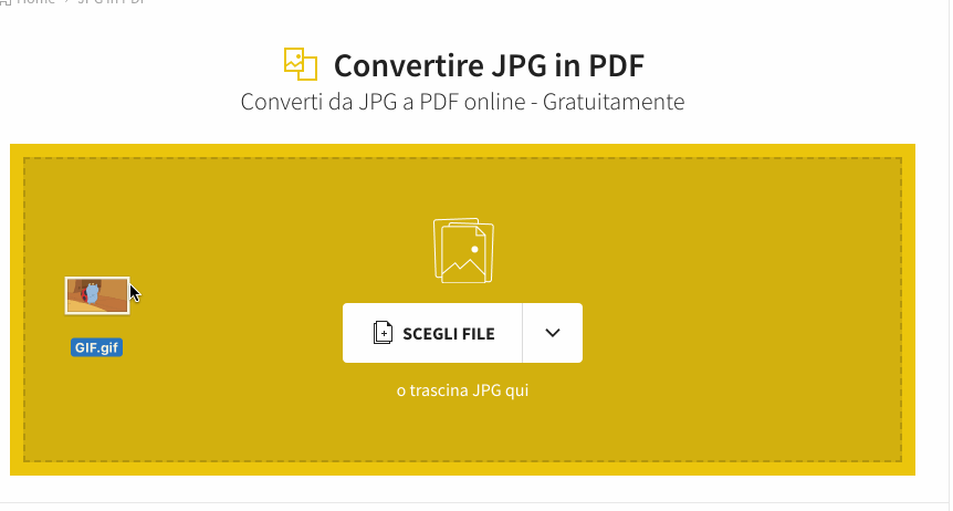Converti Gif In Pdf Online Gratuitamente Smallpdf