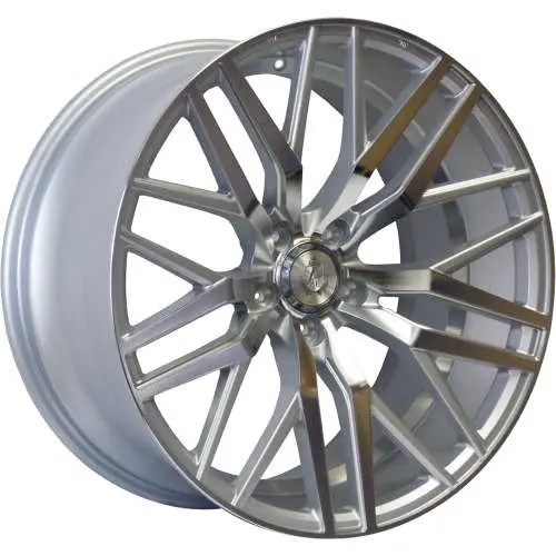 Ex10 White Polished Barrel Axe Wheels 