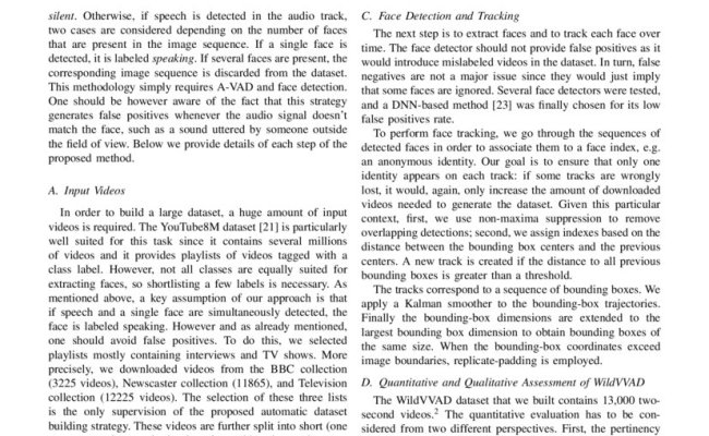 Learning Visual Voice Activity Detection With An Automatically ...