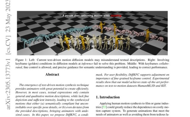 Understanding Text-driven Motion Synthesis With Keyframe Collaboration ...