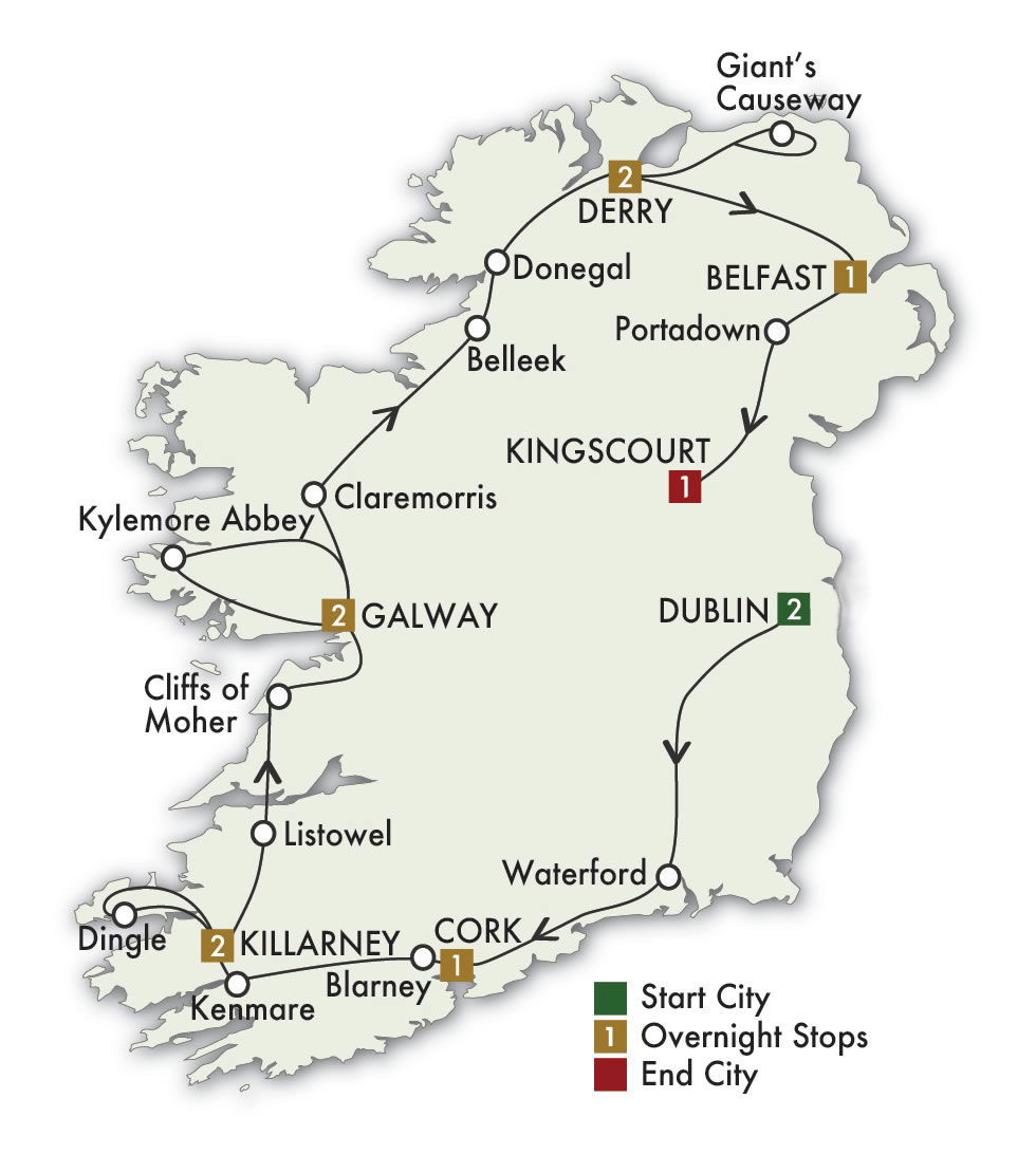 CIE Tours Of Ireland Northern Ireland 2026 Season 137258 