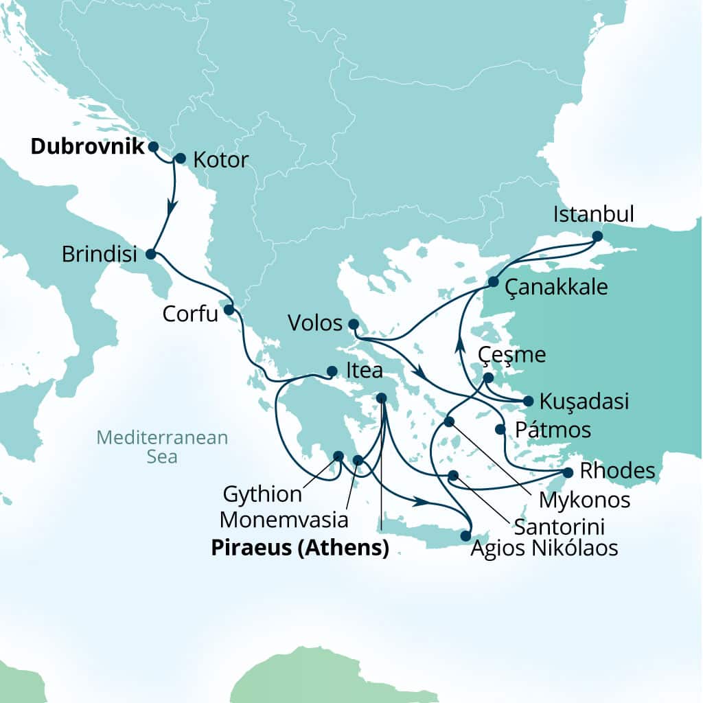 Aegean Cruises 2026 2028 Global Journeys 149773 