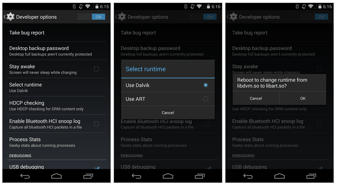 How To Switch To Art Runtime _ How can I detect the Android runtime ...