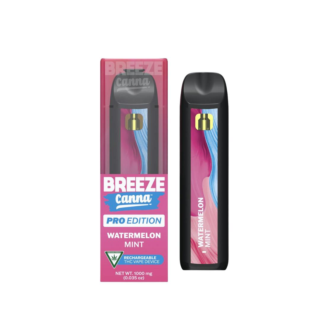 Breeze Pro | Watermelon Mint Disposable Vape | 1g | LIV Cannabis (Lansing)
