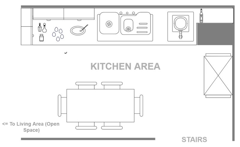Kitchen Layout Template - Best Light Wallpapers in High Resolution