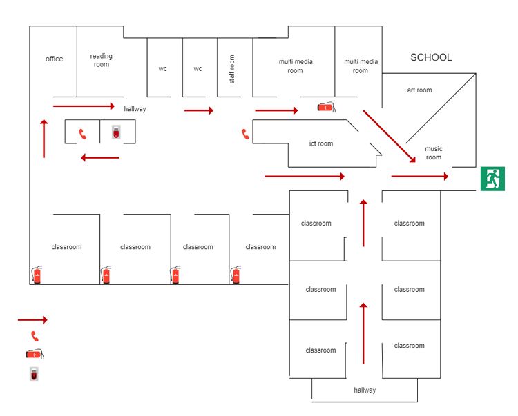 School Floor Plan Template Free Viewfloor Co - Premium Ocean Background Gallery - Retina