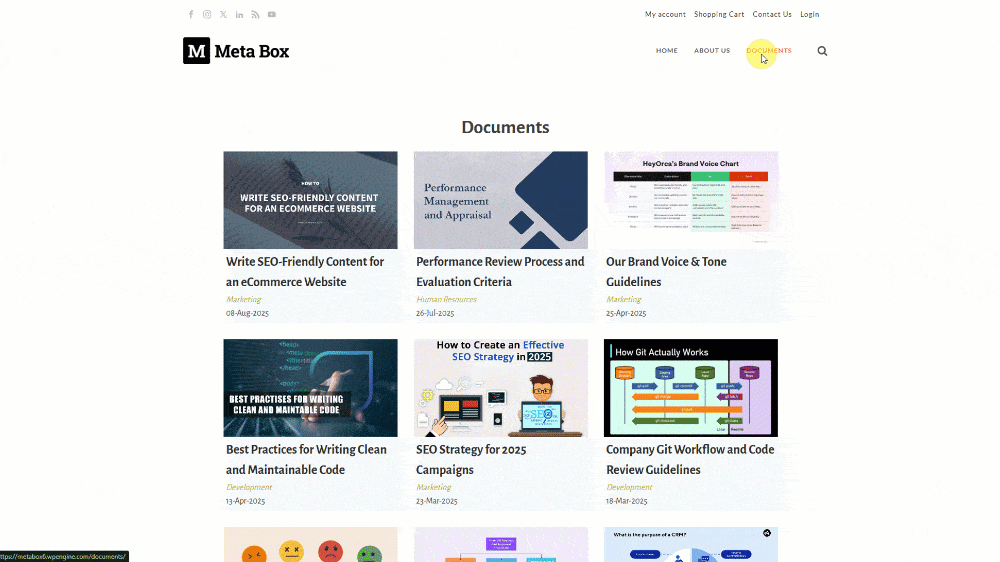 Check out the page I made as an example for users