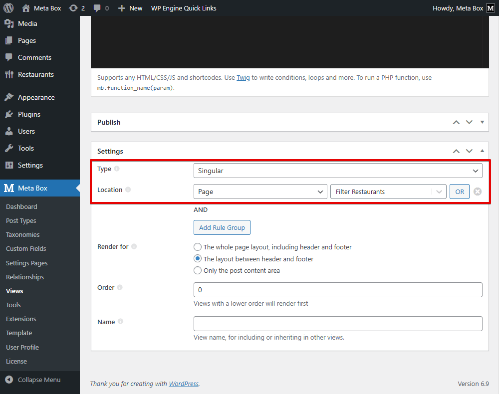 After inserting all the fields you need