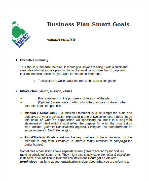 Free 30 Smart Goals Examples Samples In Pdf Doc Examples