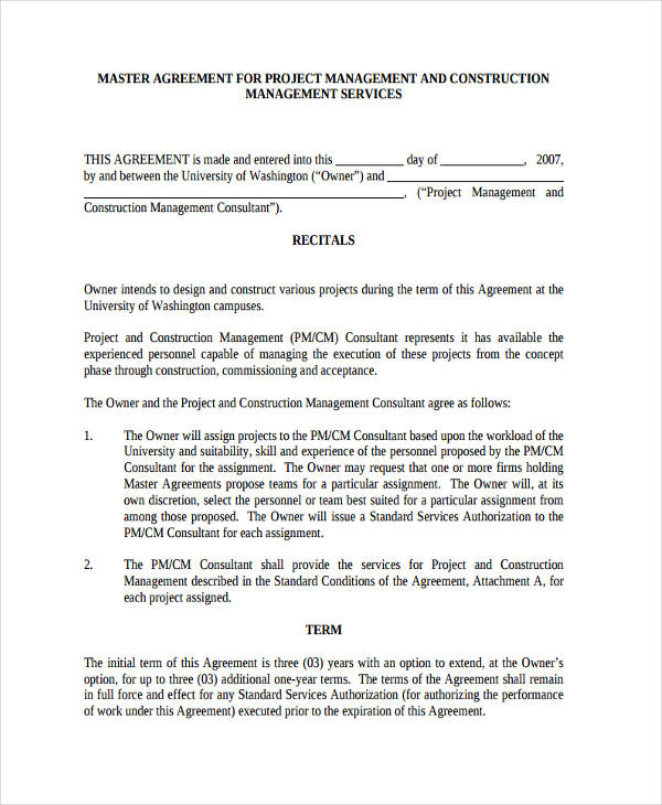 64 Management Agreement Examples In Pdf Google Docs Ms Word Pages Examples