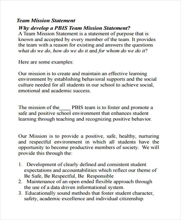 Free 53+ mission statement examples & samples in pdf
