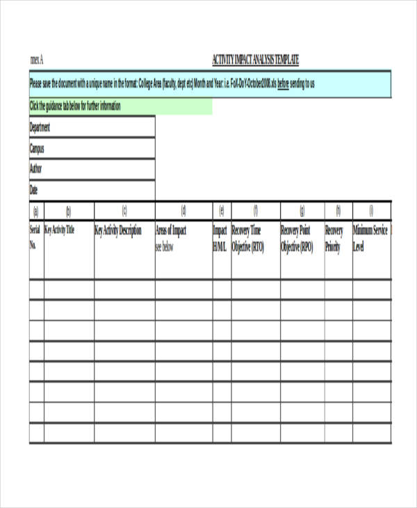Free 26 Analysis Examples In Excel Examples