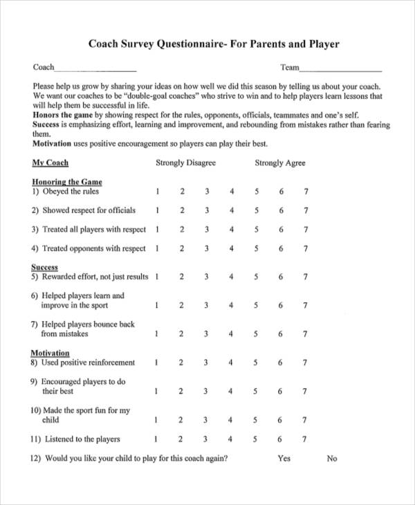 32 Survey Questionnaire Examples In Pdf Ms Word Google Docs Pages Examples