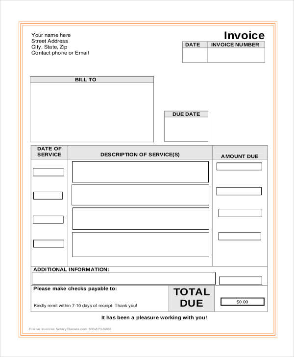 invoice in pdf examples format sample examples