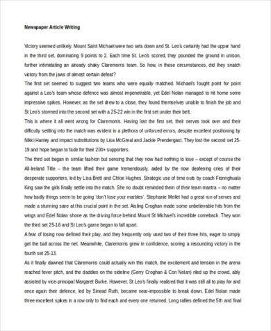 11 Article Writing Examples Samples Steemit