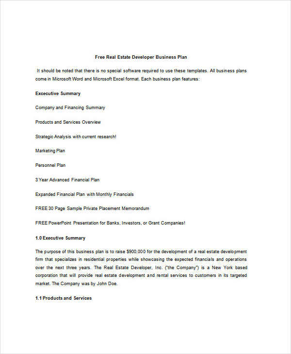 Free 30 Free Business Plan Examples In Pdf Word Pages Doc Google Docs Examples