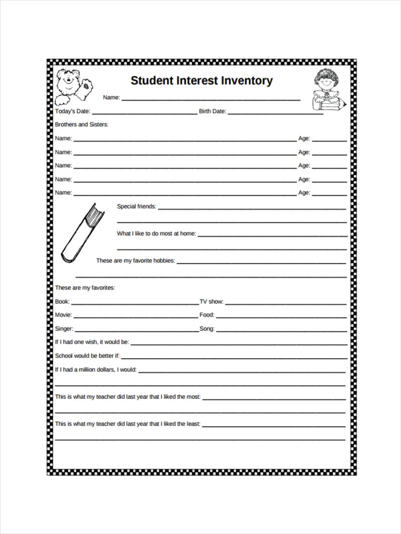 Student Interest Inventory Pdf - 4K Landscape Pictures for Desktop