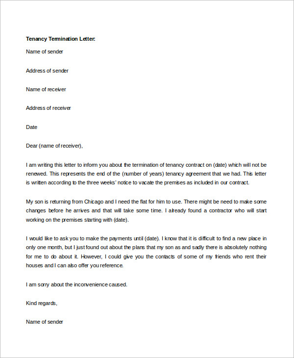 60 Termination Letter Examples In Pdf Ms Word Google Docs Pages Examples