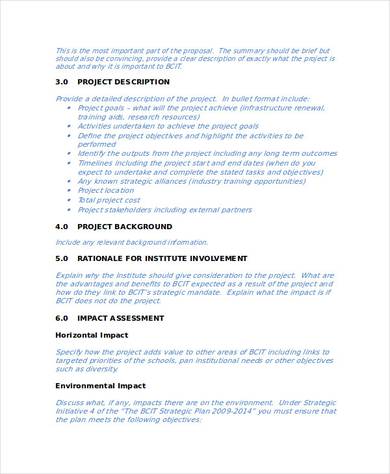 52 Project Proposal Examples In Pdf Ms Word Pages Google Docs Examples