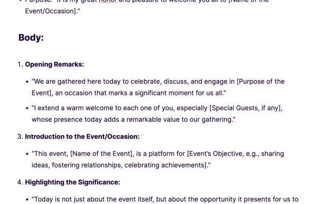 17+ Welcome Speech Examples To Download