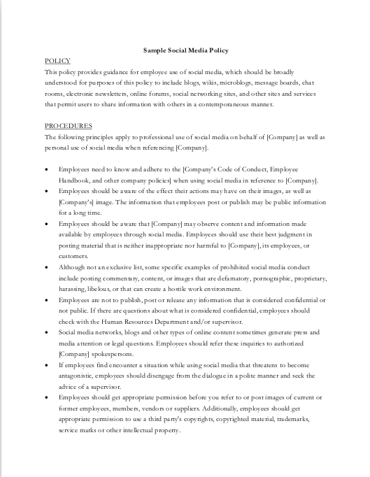 Free 35 Policy Examples In Pdf Ms Word Pages Google Docs Ms Outlook Examples