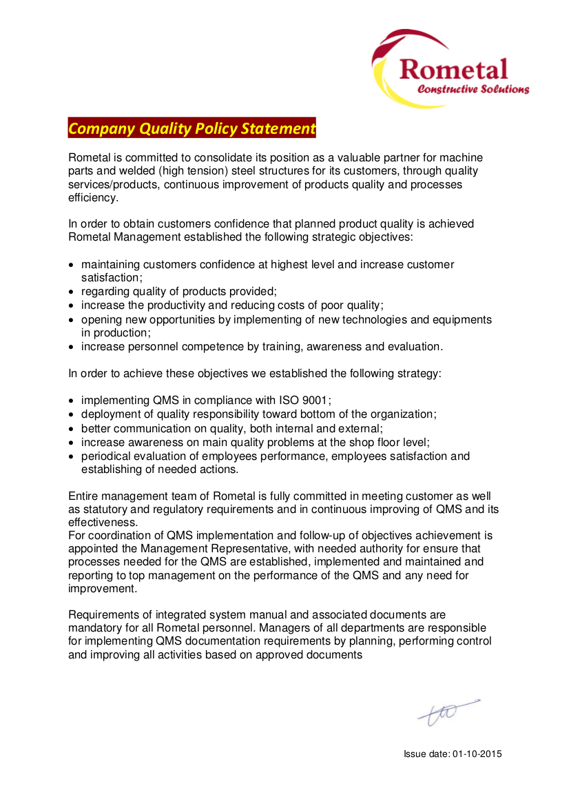 With louisiana governor bobby jindal's announcement that he is a candidate for president, the crowded republican field expands to more than a dozen declared. FREE 18+ Examples of Quality Policy in PDF | Google Docs