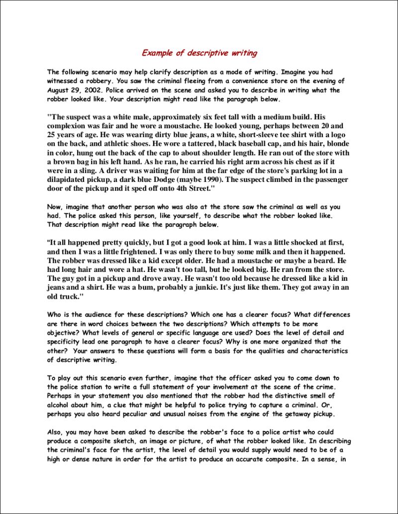 Descriptive Paragraph Examples Pdf - Minimal Texture Collection - Mobile Quality