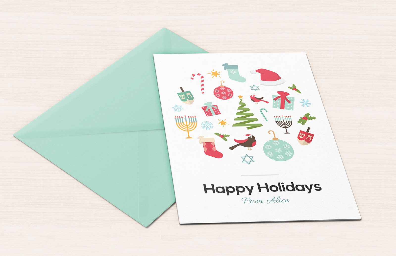 Holiday greeting card