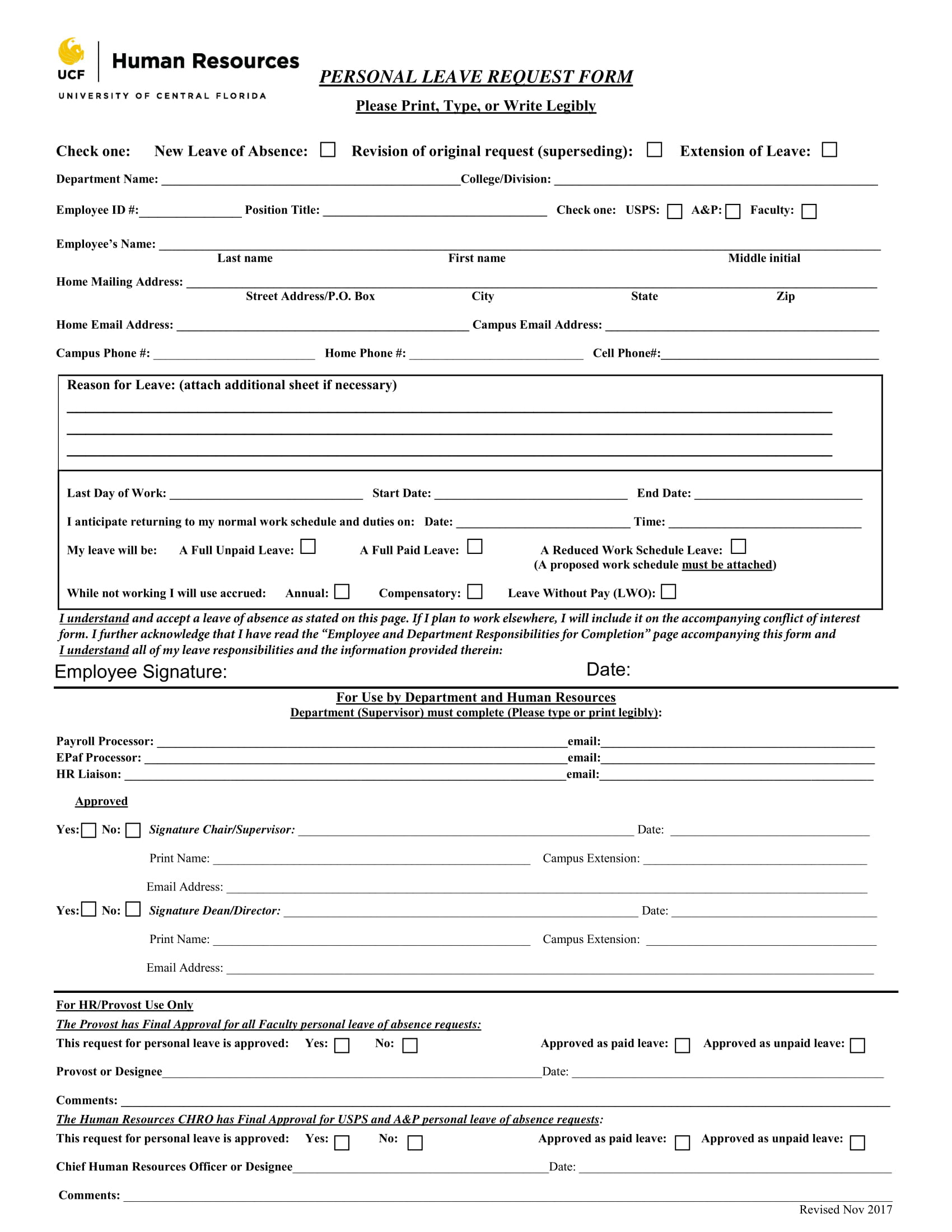 9 Leave Request Form Examples Pdf Examples
