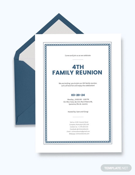 21 Reunion Invitation Examples Templates Design Ideas Examples