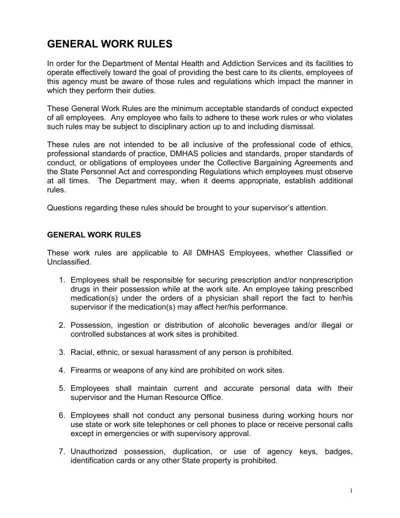 Work Rules Pdf - Professional City Art - Ultra HD