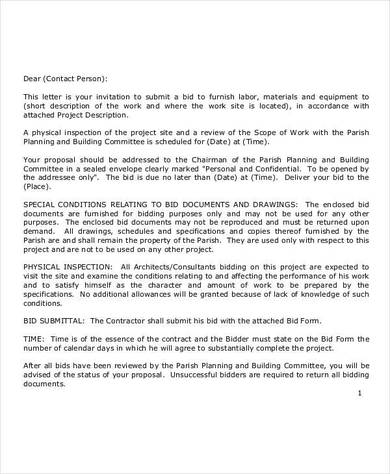 Proposal Letter Examples 50 Samples In Pdf Doc Examples