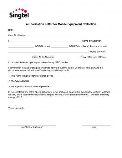 11 Simple Authorization Letter Examples Pdf Word Examples