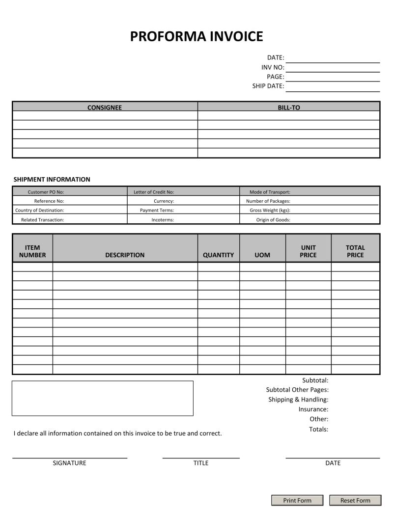 13 Pro Forma Invoice Examples - Geometric Pictures - Incredible 8K Collection