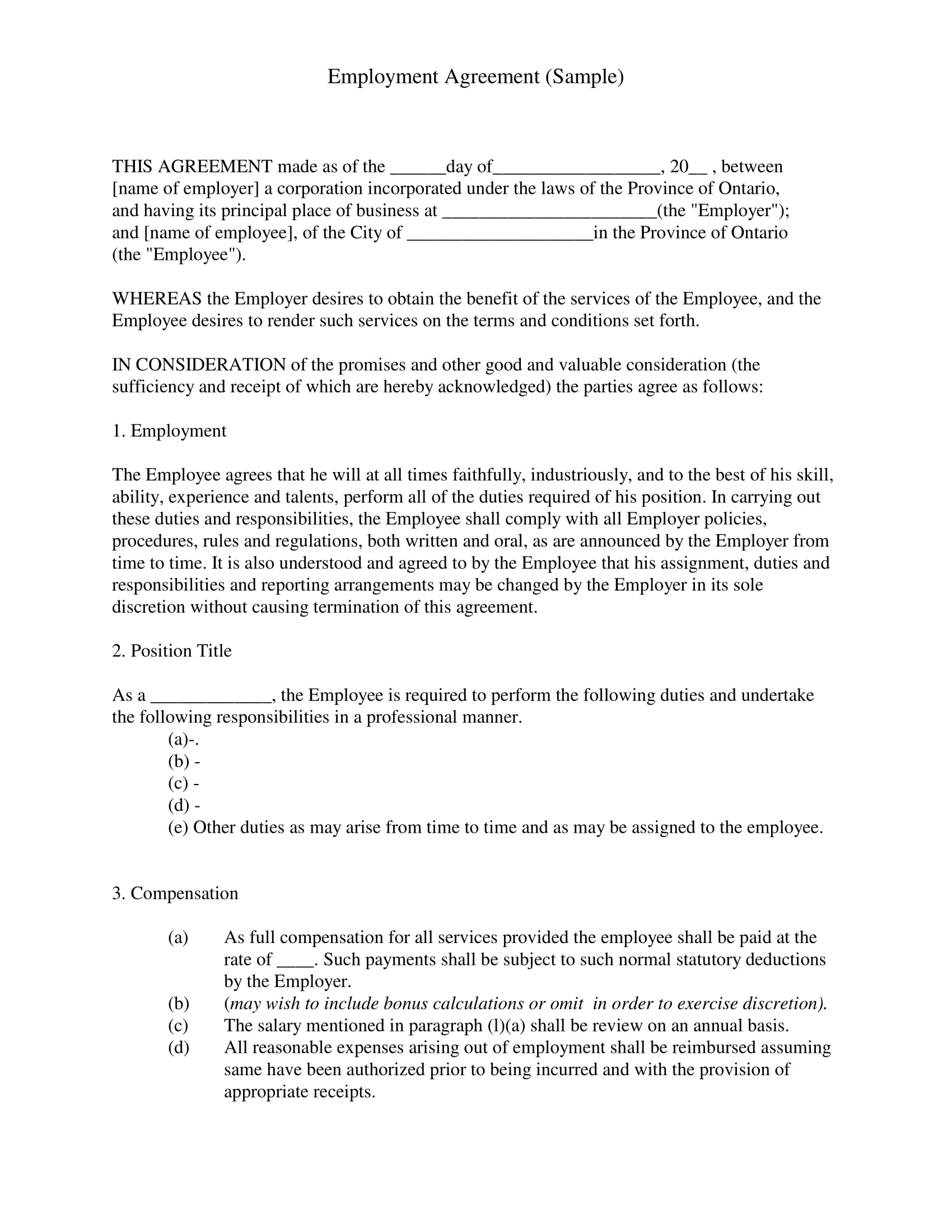 43 Printable Agreement Examples Pdf Doc Examples