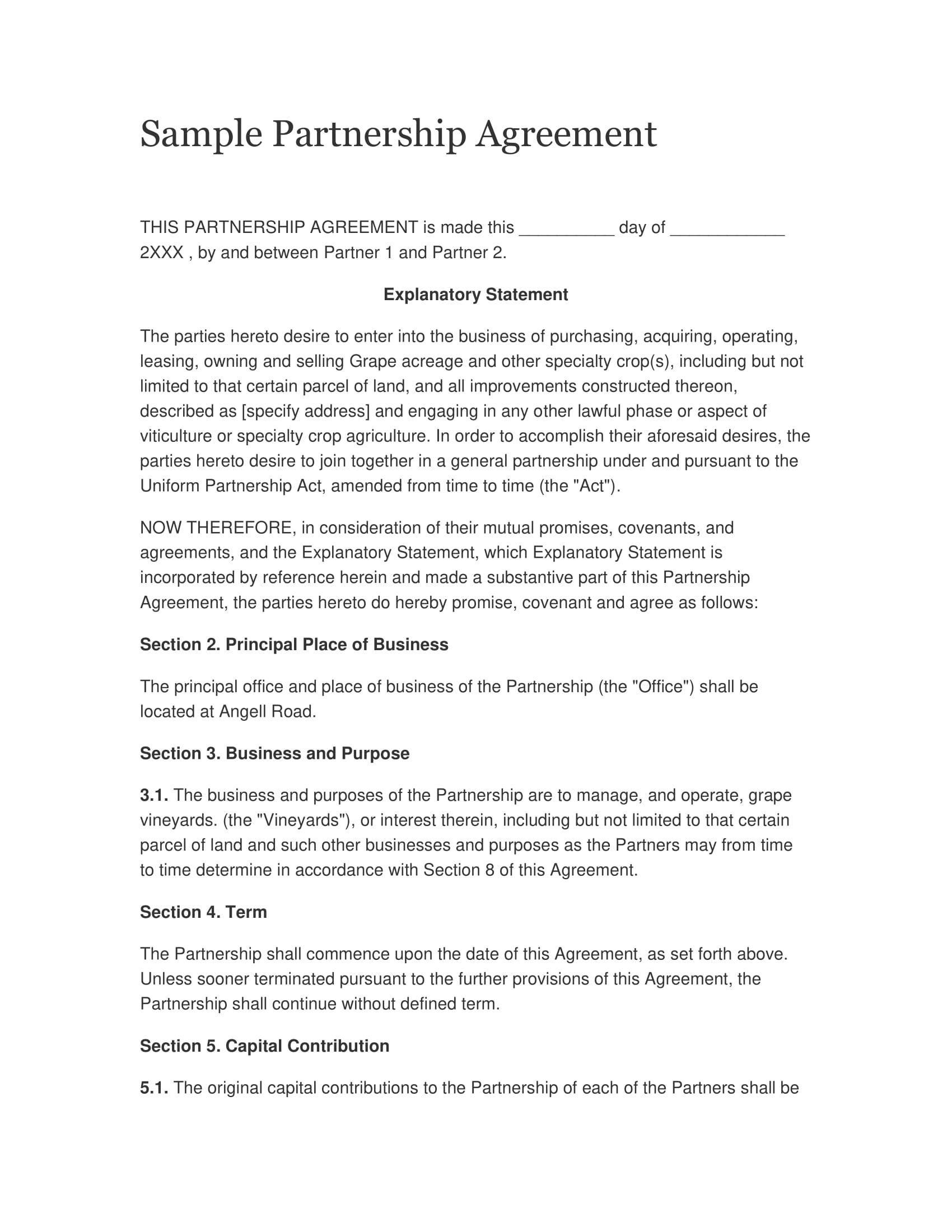 43 Printable Agreement Examples Pdf Doc Examples