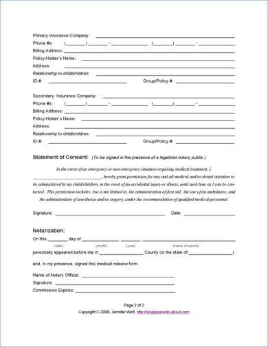 9 Child Care Authorization Letter Examples Pdf Examples
