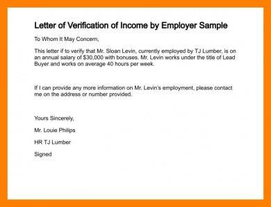 8 Salary Verification Letter Examples Pdf Examples