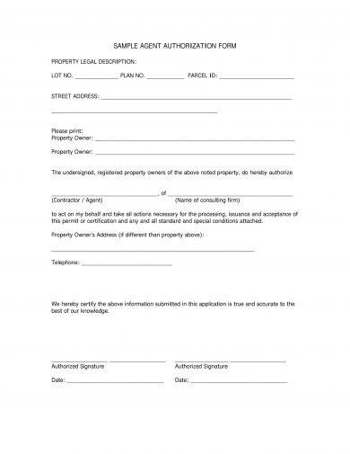 11 Simple Authorization Letter Examples Pdf Word Examples