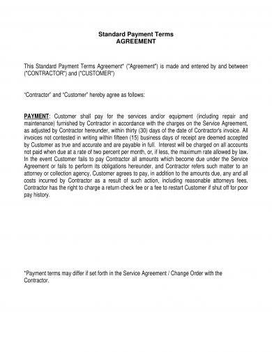 16 Agreement Letter For Payment Examples Pdf Doc Examples