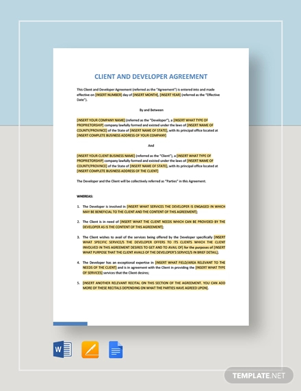 27 Development Agreement Examples Pdf Docs Examples