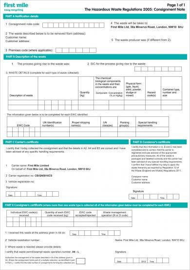 9 Consignment Note Examples To Download - Mountain Image Collection - Mobile Quality