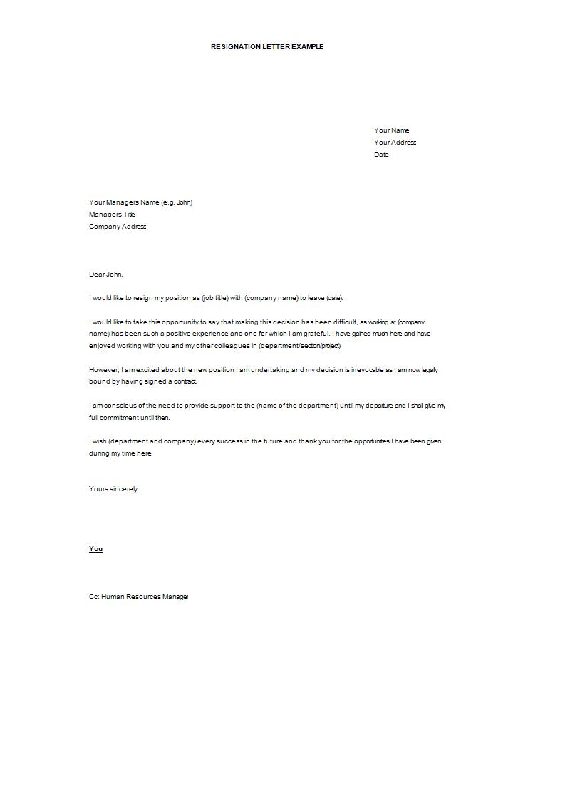 9 Official Resignation Letter Examples Pdf Doc Examples