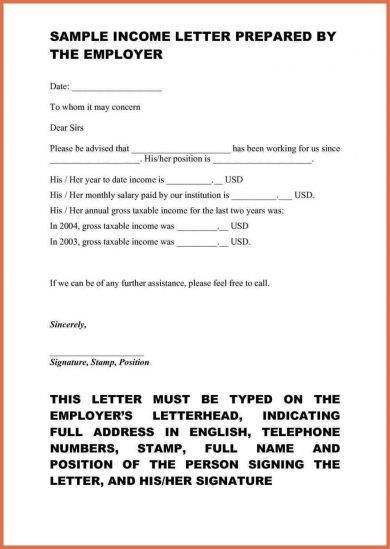 As an employee, you are surprised to see that your paycheck is well below what you might expect from the mon 9+ Income Verification Letter Examples in PDF | Examples
