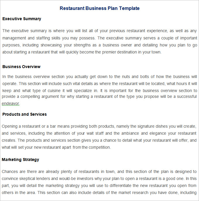 9 Restaurant Strategic Plan Examples Pdf Examples