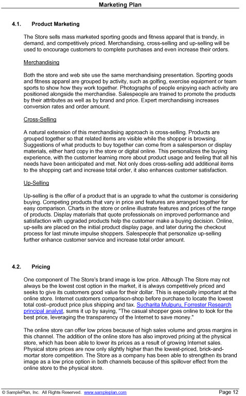 It's important for all your employees to be able to communicate with each other. 11+ Business Marketing Plan Examples - PDF, Word | Examples
