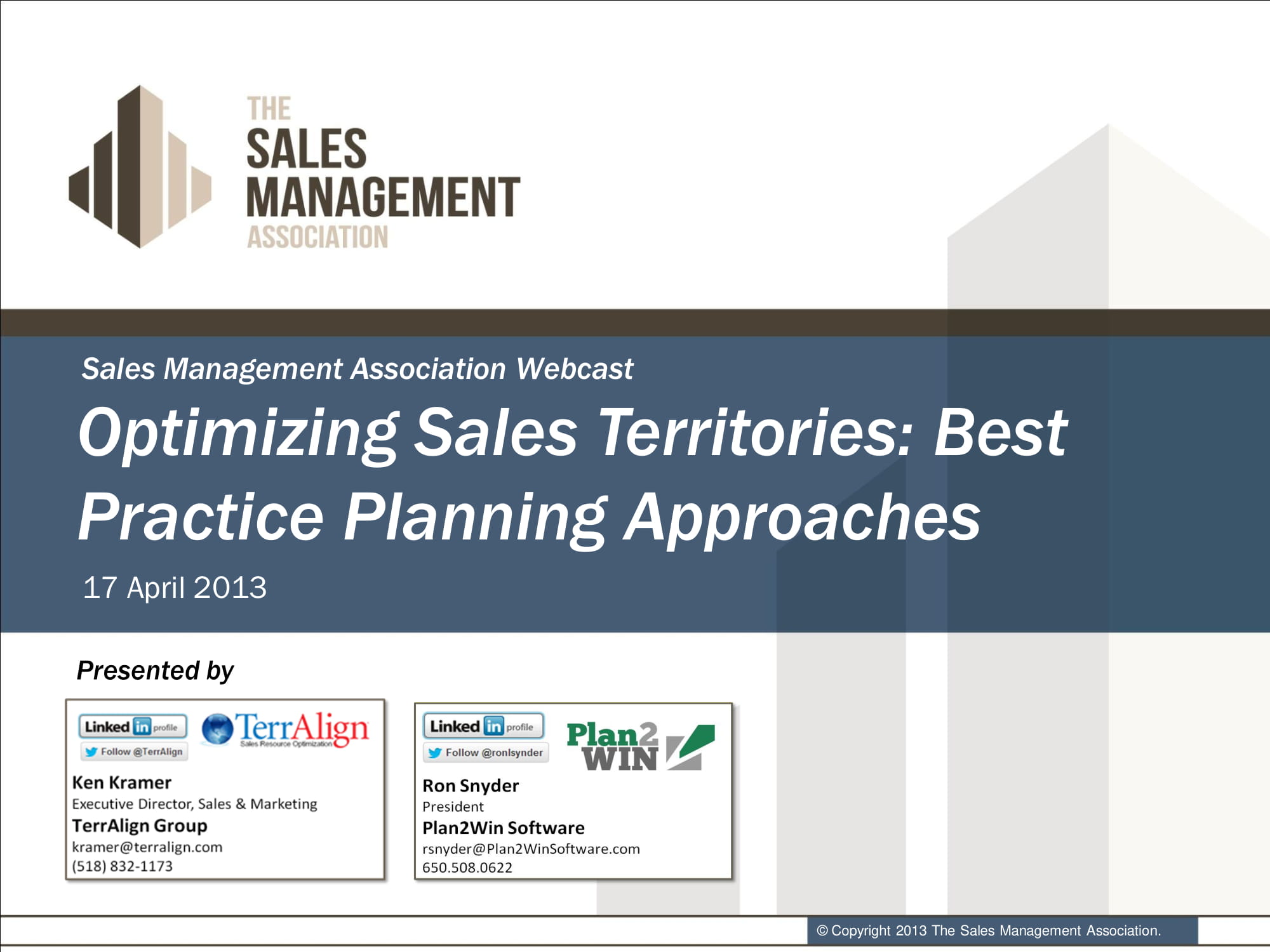 Sales Territory Plan Sales Territory Plan