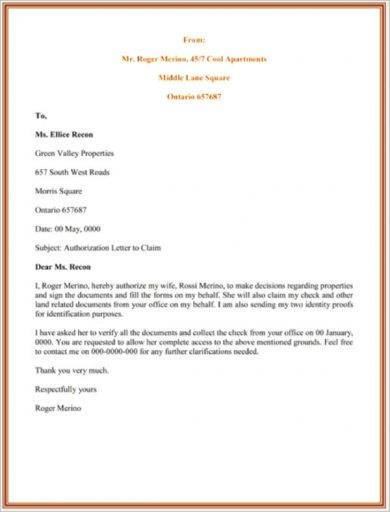 9 Legal Authorization Letter Examples Pdf Examples