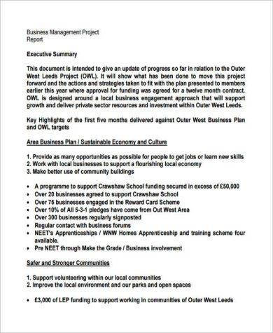 11 New Business Project Report Examples Pdf Docs Word Pages Examples