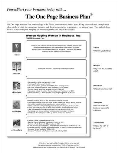 11 One Page Action Plan Examples Word Pdf Examples